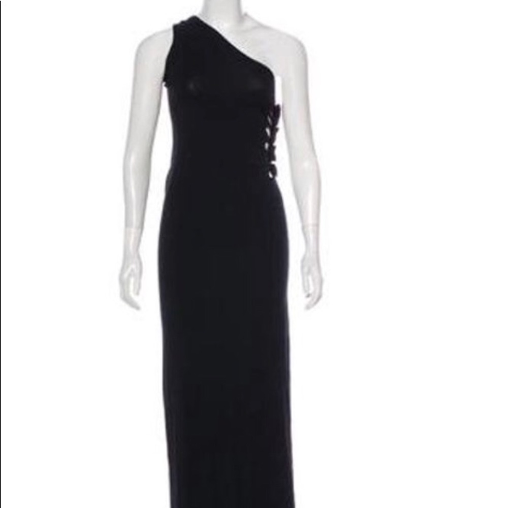 Jean Paul Gaultier Soleil one-shoulder maxi dress